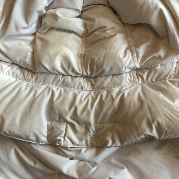 Calvin Klein Gold Metallic Jacket with Detachable Hood - Picture 10 of 11